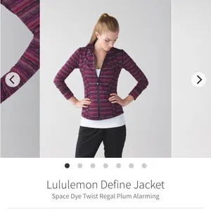 Define Jacket Space Dye Twist Regal Plum Alarming thumbnail 9