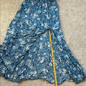 Miami Blue Floral Maxi Skirt thumbnail 3