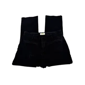 Maeve Anthropologie Black Wide Leg Trousers Pants‎ Size 10 Stretch Cotton Blend thumbnail 3
