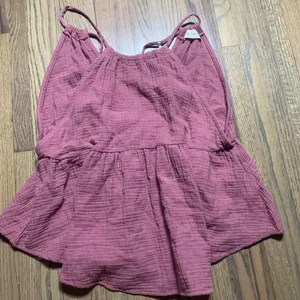 NWT Altar’d state cotton rose tank top small thumbnail 1
