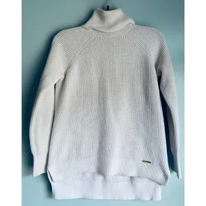 MICHAEL Michael Kors Sweater Waffle Knit Turtle Neck White Women's Small thumbnail 7