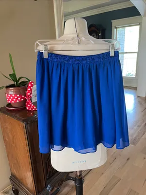 IN San Francisco Sem Formal Royal Blue Mini Skirt thumbnail 2