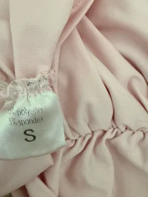 Pink ruched tank top spaghetti strap thumbnail 3