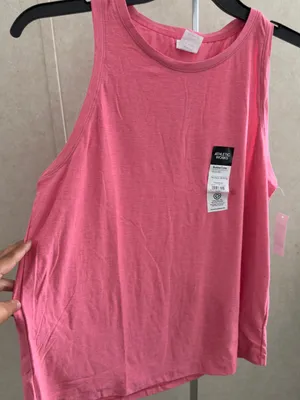 Athletic Works Pink Scoop Neck Tank Top thumbnail 1