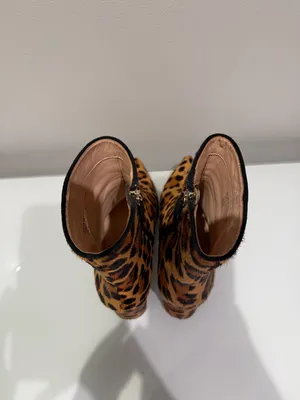 J. Crew Sadie Leopard Booties Size 7 thumbnail 8
