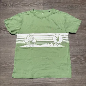 PacSun green playboy baby tee shirt thumbnail 1