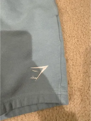 Gymshark M Iceberg Blue Crest 7” Shorts thumbnail 3