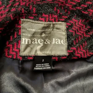 Mac & Jac | Black and Red coat Size 2 thumbnail 4