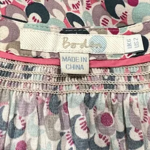 Boden Crescent Moon Print Blouse Top Women’s 2 thumbnail 2