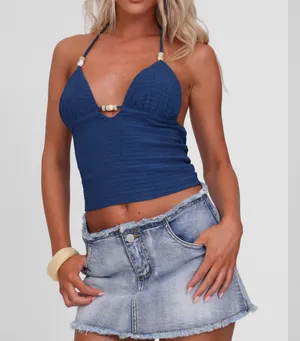 Tigermist Denim Skort thumbnail 2