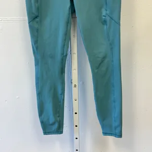 RBX Teal Blue High Waisted Activewear 7/8 Cropped Leggings with Pockets Small thumbnail 4