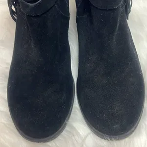Koolaburra by UGG Women's Kenz Black Suede Tassel‎ Ankle Boots, Size 9 D23 thumbnail 6