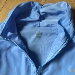 Alo Blue Windbreaker Jacket thumbnail 2