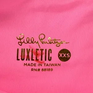 Lilly Pulitzer Luxletic Floral Leggings Blue Pink Mesh Pockets XXS‎ 009750 READ thumbnail 2
