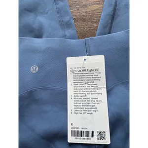 Lululemon Glow Up Tight High Rise 25” Washed Denim Size 6 NWT thumbnail 4