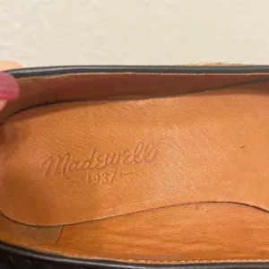 ✨Madewell THE MINI WEDGE IN CALF HAIR Sz 6.5 FLATS✨ thumbnail 7