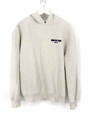 White Fox Vol.3 Oversized Hoodie Heather Gray Size S/M thumbnail 1