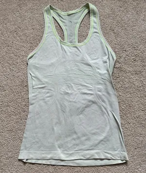 Lululemon Green Swiftly Tech Tank Top Size 6 Light Mint Lime thumbnail 2