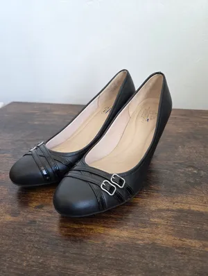 Life Stride Velocity Memory Foam Mickie Heel Shoe Black Professional Size 8.5 M thumbnail 2