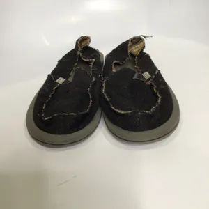 Sanuk Donna hemp cotton slip on shoes loafers‎ black womens size 8 casual beach thumbnail 2