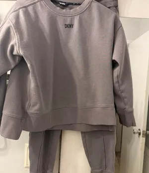 Dkny Women's Grey and Purple Sweatshirt thumbnail 1