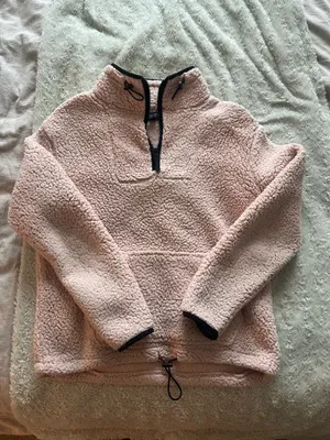 Fleece Pullover Pink thumbnail 1