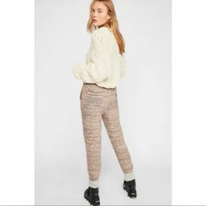✨NWOT Free People Knit Cozy Sweater Sz Medium Trousers✨ thumbnail 5