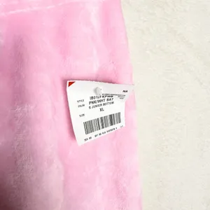 Young & Chic Plush Wide Leg Pajama Pants Size Juniors XL Pink Cozy Soft Lounge thumbnail 3