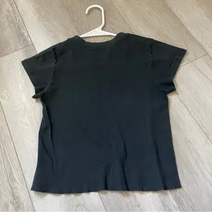 Brandy Melville Tshirt nashville graphic womens Black (one size) casual basic thumbnail 2
