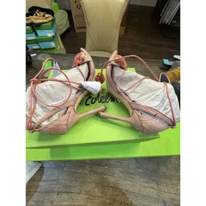 Sam Edelman Women's Leela Dress Sandals Pink Stripe Size 7 Tassels thumbnail 6
