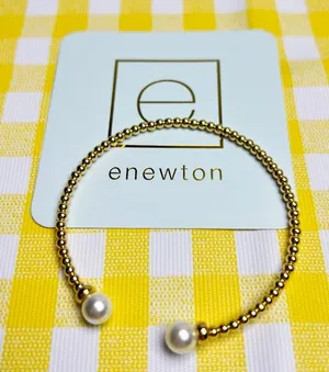 Enewton Women’s Classic Pearl Golden Bracelet thumbnail 1