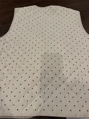 PrettyGarden Polka Dot Quilted Vest Size Large - C10-040 thumbnail 8