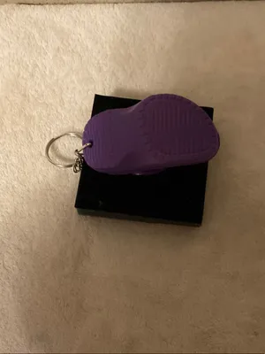 Purple Mini Clog Keychain – Cute Shoe Key & Bag Accessory thumbnail 4