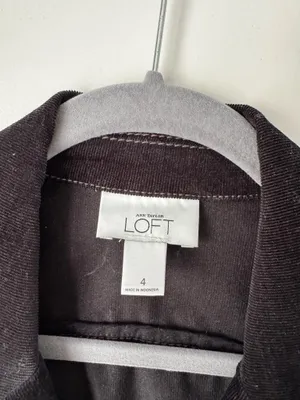 Ann Taylor Loft Corduroy Jacket Belted thumbnail 2