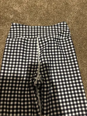 Year of Ours Black and White Gingham Kids Leggings thumbnail 5