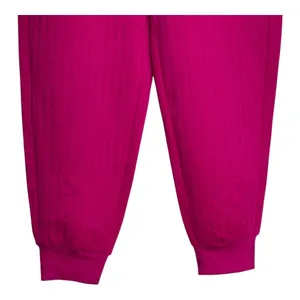 A New Day Womens Ribbed Knit High Waisted Jogger Pants -‎ Magenta Medium thumbnail 6