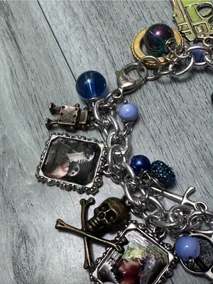 Star Wars Silver-Tone Charm Bracelet Watch Accessory with Blue Accents thumbnail 3