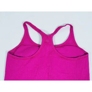 Lululemon Ebb To Street Tank Top Size 12 Pink Ribbed Racerback Yoga Pilates Gym thumbnail 6