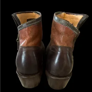 vintage JB Dillon sz 8 design Brown Leather Ankle Boots JBW1801 mexico thumbnail 6