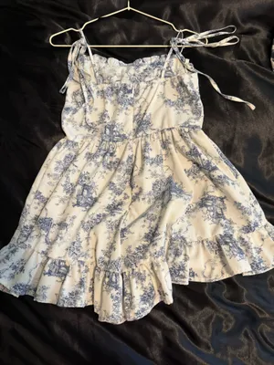 Tie Shoulder Shein Romper thumbnail 2