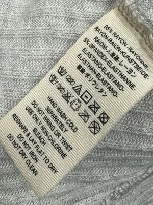 Free People We The Free Lover Rib Thermal Sweater w Split Back Women’s Medium thumbnail 3