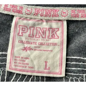 VTG Victoria's Secret PINK Michigan State Spartans Sequin T-Shirt Size L Gameday thumbnail 4