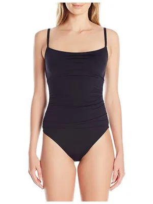 La Blanca Standard Island Goddess Lingerie One Piece Swimsuit Black Noire 4 thumbnail 7