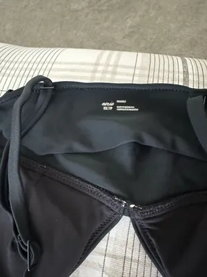 Aerie Black Longline Bikini Top thumbnail 6