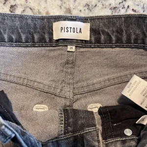 Pistola Womens Gray Distressed Straight Leg‎ Jeans Size 26 thumbnail 5