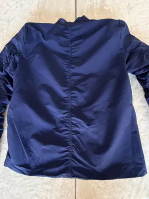 Nike Dri-FIT Navy Blue Athletic Track Jacket thumbnail 8