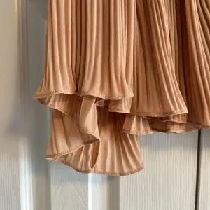 Endless Rose Off Shoulder with Adjustable Straps Tan Pleated Flowy Blouse thumbnail 6