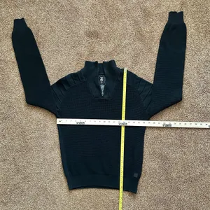 Fried Sweatshirt Womens Lg 1/4 Zip Pullover Black Athleisure Gorpcore Urban thumbnail 8