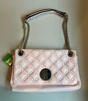 Kate Spade New York Cynthia Astor Court Quilted Shoulder Bag – Blush Pink NWT thumbnail 1