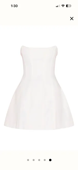 PLT white mini dress thumbnail 10